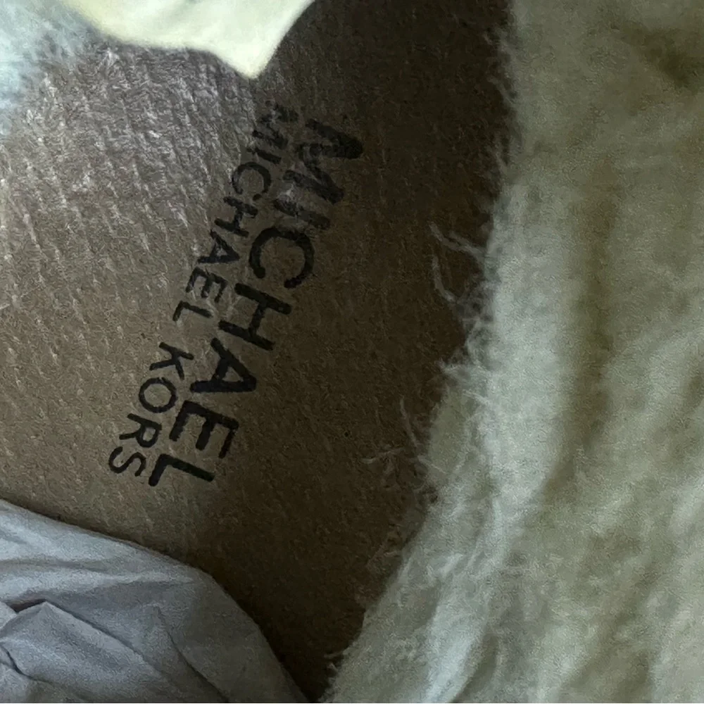 Michael Kors wedge Boots with Fur Trim